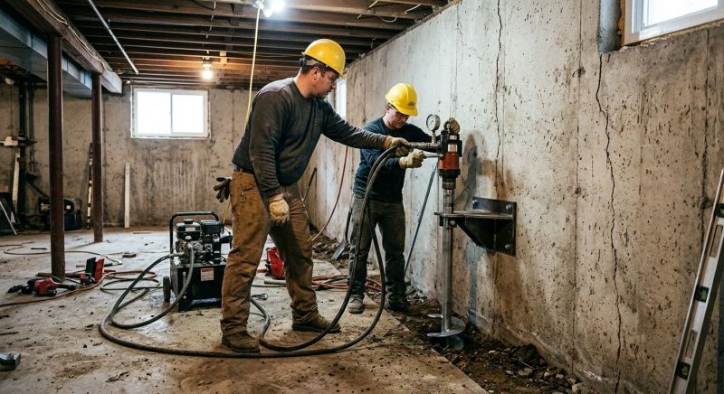 Basement Stabilization in Woodbridge, VA