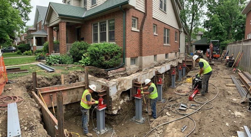 Basement Underpinning in Woodbridge, VA