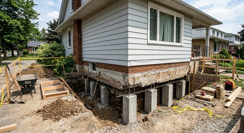Basement Underpinning in Woodbridge, VA