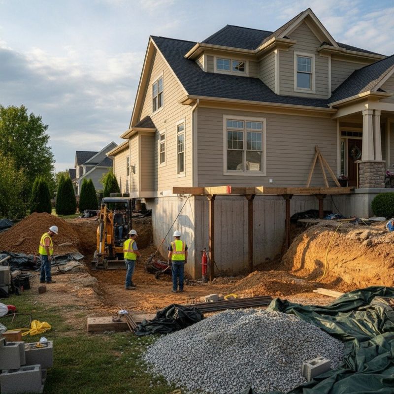 Building Foundation Repair in Great Falls, VA