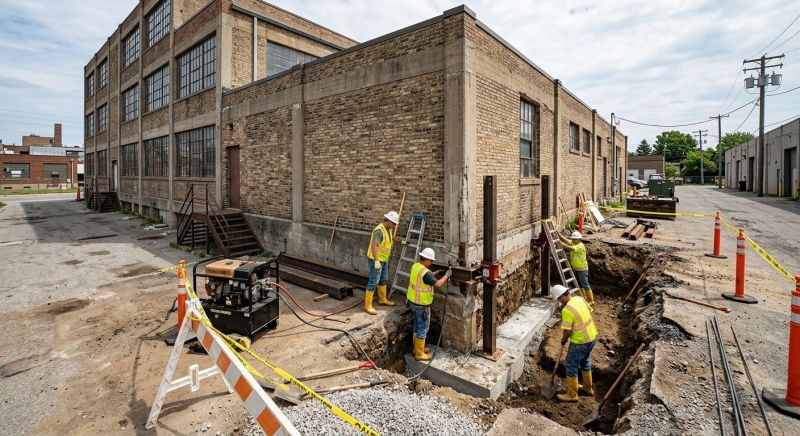 Building Foundation Repair in La Plata, MD