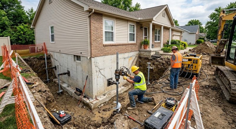 Building Foundation Repair in Woodbridge, VA