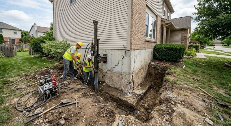 Concrete Foundation Repair in Chantilly, VA