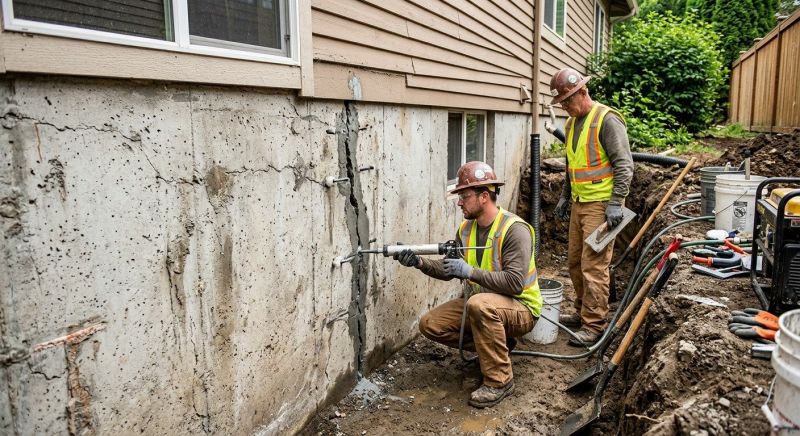 Cracked Foundation Repair in Catlett, VA