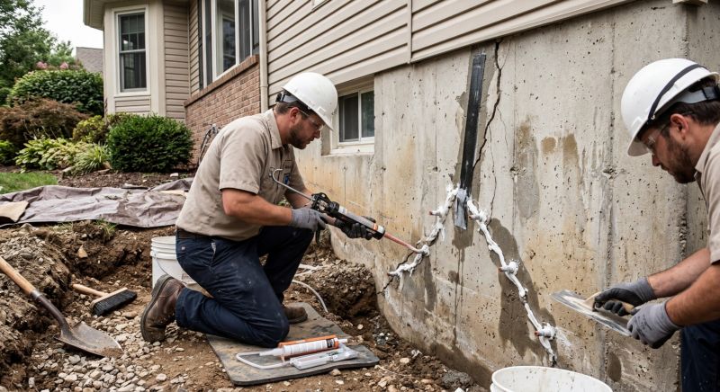 Cracked Foundation Repair in Stafford, VA