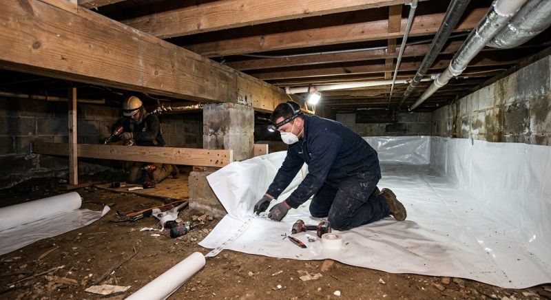 Crawl Space Leveling in Woodbridge, VA