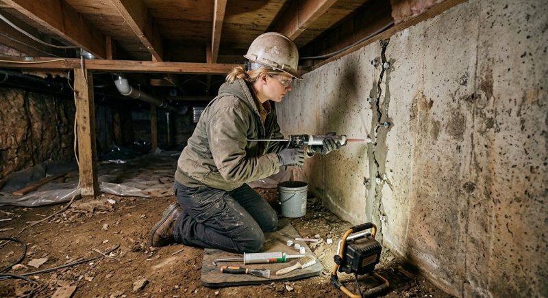 Crawlspace Foundation Repair in Chantilly, VA