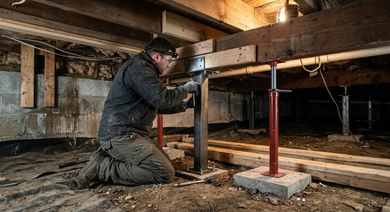 Crawlspace Structural Repair in Woodbridge, VA