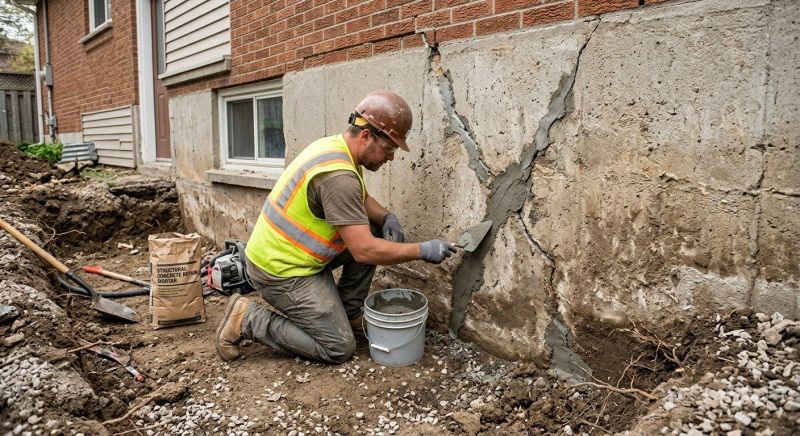 Foundation Crack Repair in Herndon, VA