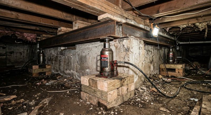 Foundation Jacking in Annandale, VA