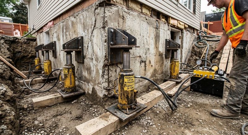 Foundation Jacking in Chantilly, VA