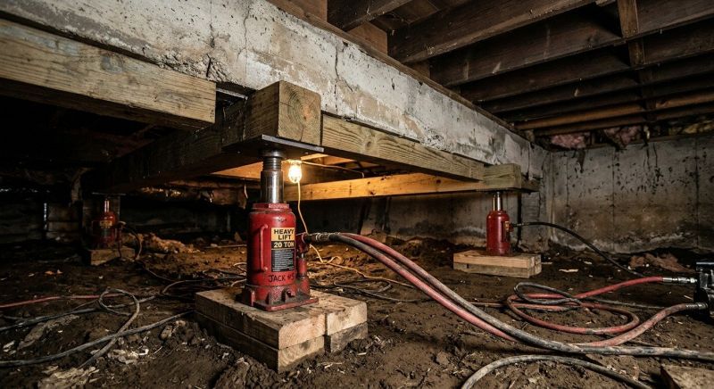 Foundation Jacking in Oxon Hill, MD