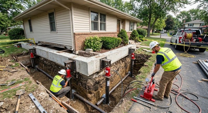 Foundation Jacking in Prince William County, VA