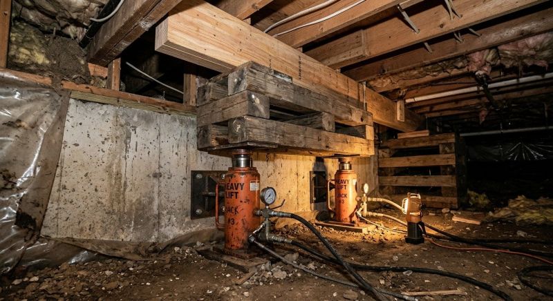 Foundation Jacking in Vienna, VA