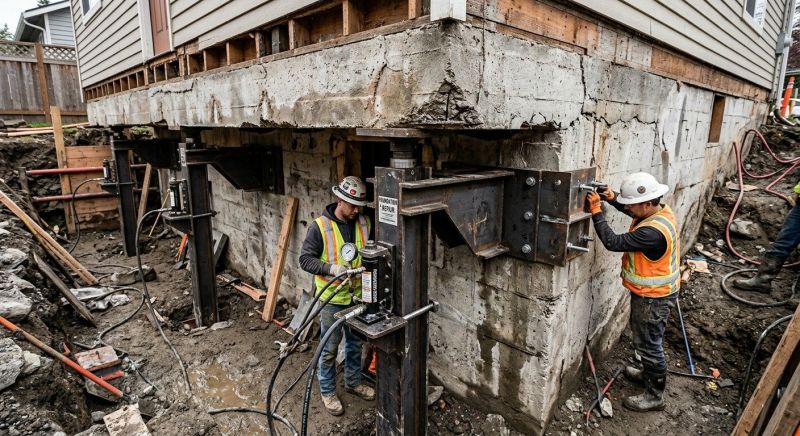 Foundation Lifting in Alexandria, VA