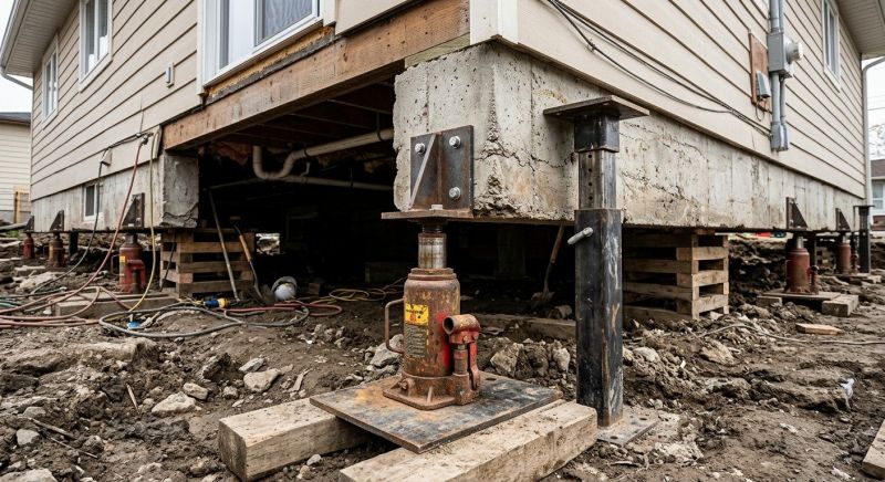 Foundation Lifting in Chantilly, VA
