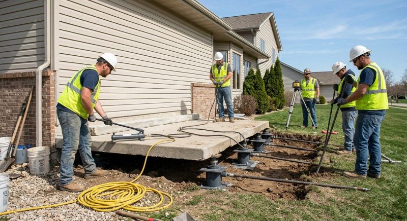 Foundation Lifting in Great Falls, VA