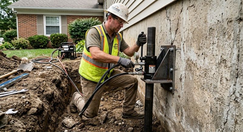 Foundation Lifting in Lorton, VA
