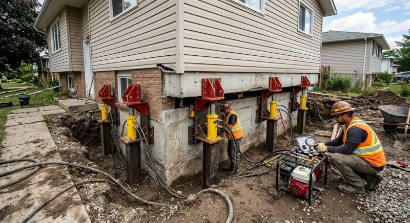 Foundation Lifting in Manassas, VA