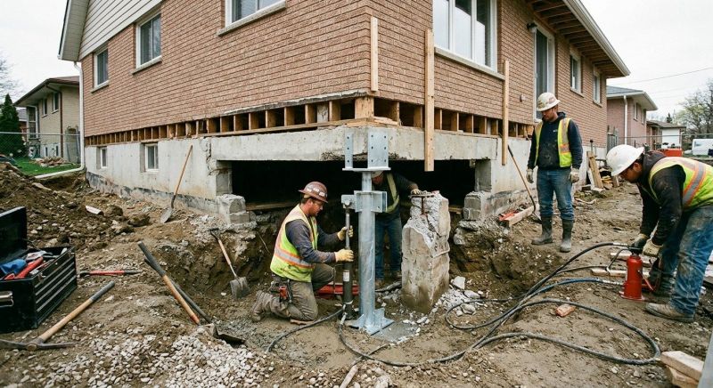 Foundation Pier Repair in Woodbridge, VA