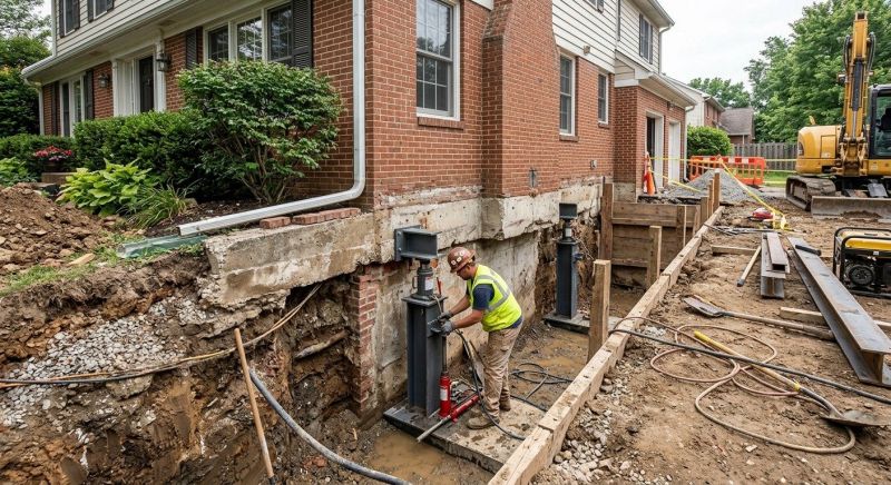 Foundation Raising in Centreville, VA