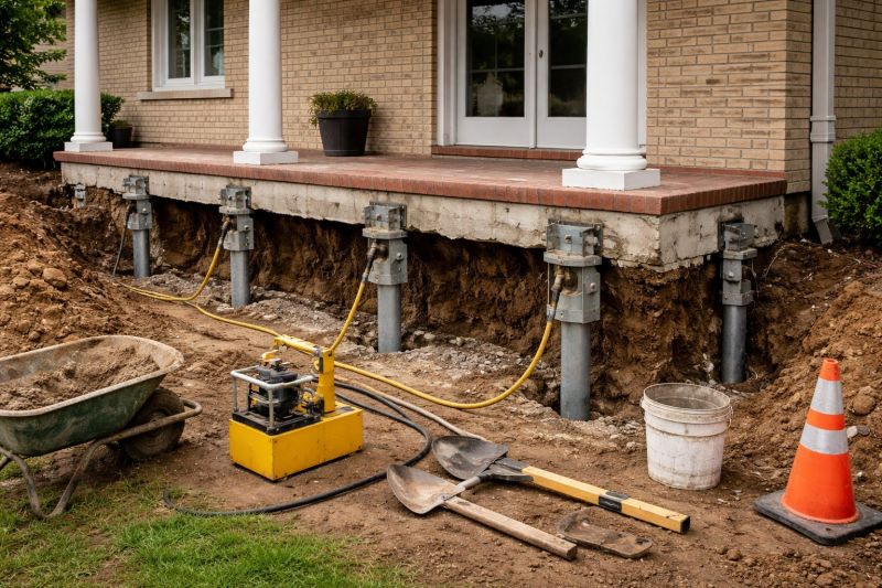 Foundation Stabilizing in Chantilly, VA