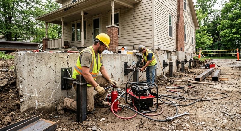 Foundation Stabilizing in Chantilly, VA