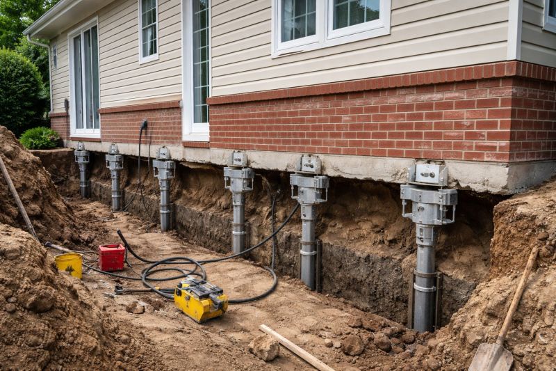 Foundation Underpinning in Woodbridge, VA