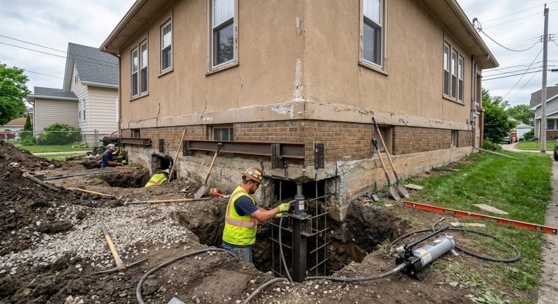 Foundation Underpinning in Woodbridge, VA