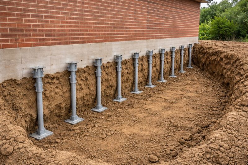 Helical Pile Installation in Woodbridge, VA