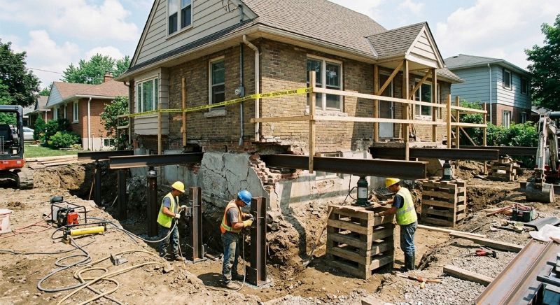 House Foundation Repair in Nokesville, VA
