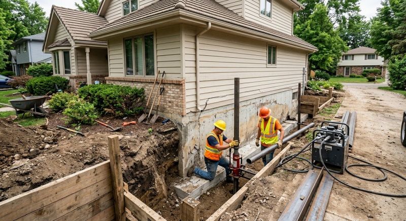 House Foundation Repair in Vienna, VA