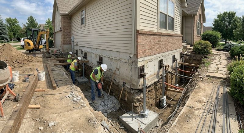 House Underpinning in Woodbridge, VA
