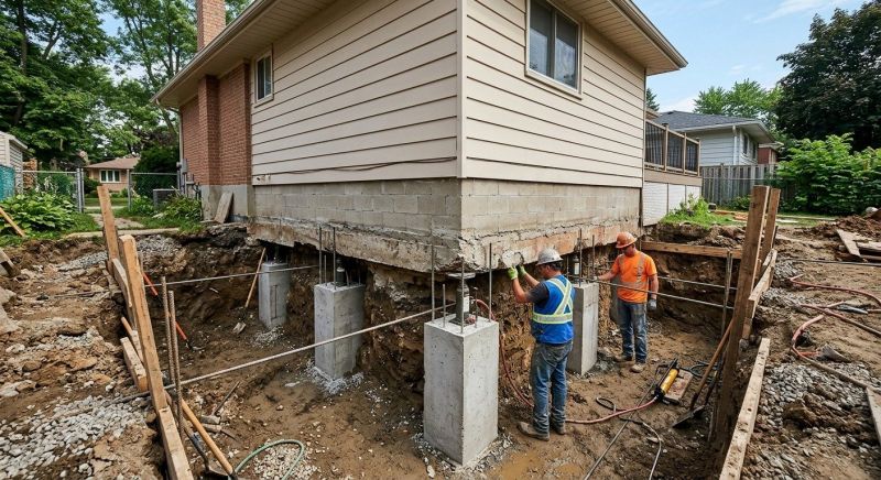 House Underpinning in Woodbridge, VA