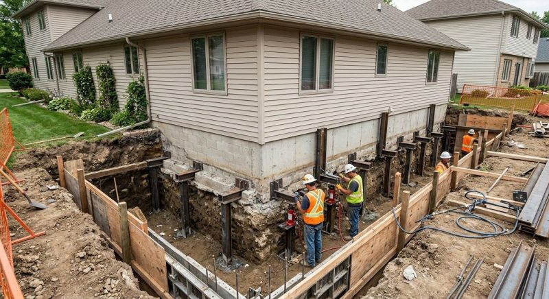 House Underpinning in Woodbridge, VA