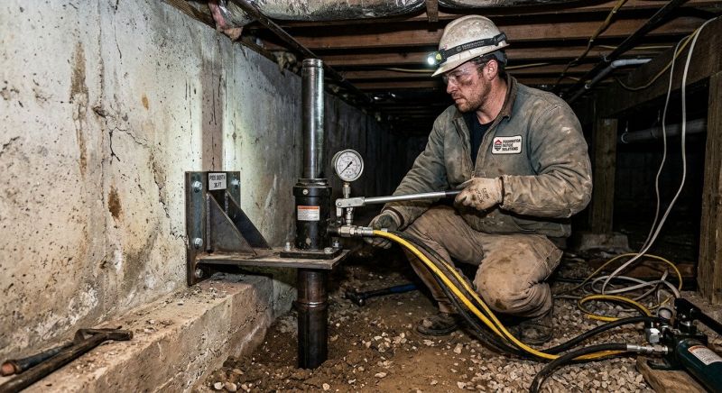 Settling Foundation Service in Bristow, VA