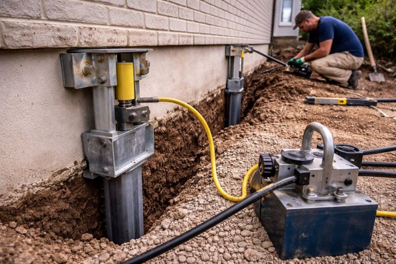 Sinking Foundation Repair in Fauquier County, VA