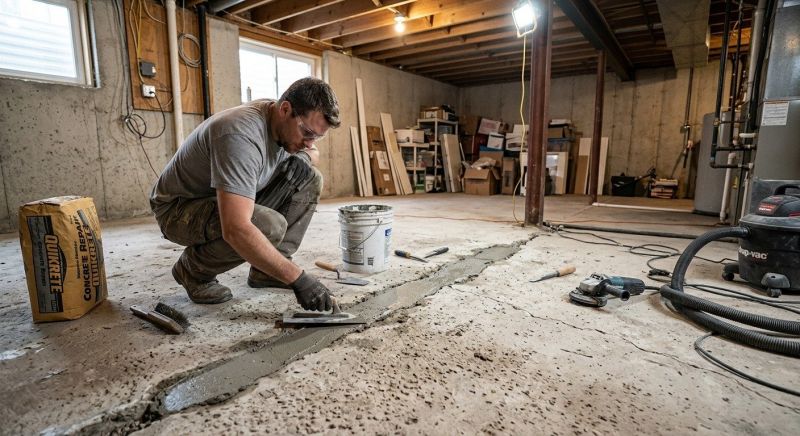 Slab Foundation Repair in Woodbridge, VA